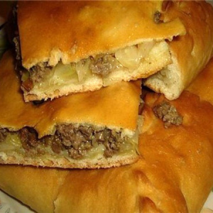 Пирог с мясом «Легче не бывает»
