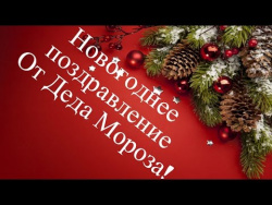 Новогоднее Поздравление От Деда Мороза! Новогоднее Поздравление От Деда Мороза!