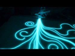 Наливной пол с крутейшей неоновой подсветкой! 3D эффект! Наливной пол с крутейшей неоновой подсветкой! 3D эффект!