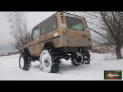 4 портальных авто по глубокому снегу (прокатка РВД Аринино 2017) 4 портальных авто по глубокому снегу (прокатка РВД Аринино 2017)