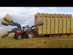 World Amazing Modern Agriculture Equipment and Mega Machines: Hay Bale Handling Tractor, Loader World Amazing Modern Agriculture Equipment and Mega Machines: Hay Bale Handling Tractor, Loader