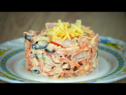 Cалат с морковью по-корейски и ветчиной. Лучшие рецепты от wowfood.club Cалат с морковью по-корейски и ветчиной. Лучшие рецепты от wowfood.club