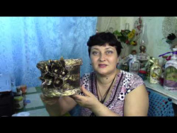 Цветочный горшок из пластикового ведерка ХоббиМаркет Цветочный горшок из пластикового ведерка ХоббиМаркет