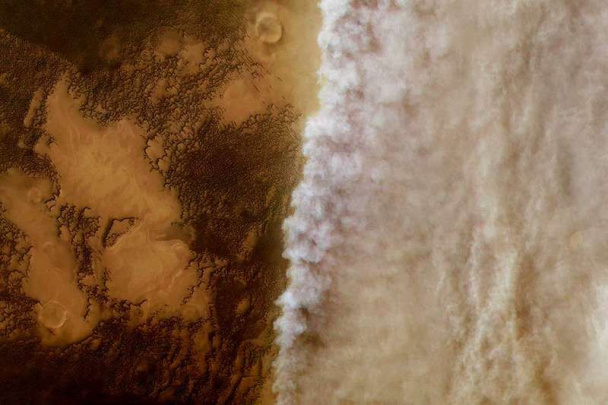 Пылевая буря на Марсе подсказала, почему планета стала такой сухой