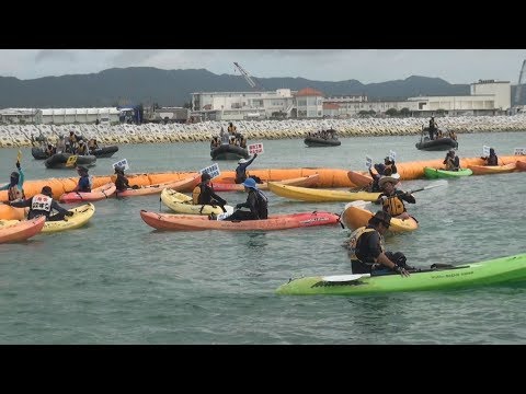 Японцы на надувных лодках попытались прогнать армию пиндосов с Окинавы