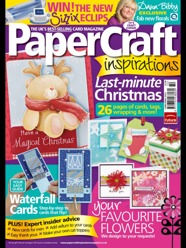 Английский журнал по изготовлению открыток PaperCraft Inspirations 13 (81) 2010 Christmas