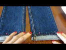 Мастер-класс "Как подшить джинсы, оставив производственные потертости"