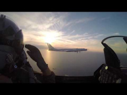 ВВС Дании перехватывают Ту-142 ВКС России ВВС Дании перехватывают Ту-142 ВКС России