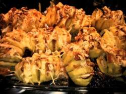 Картофель с беконом, запеченный в духовке. Картошка - гармошка Рецепт приготовления. Картофель с беконом, запеченный в духовке. Картошка - гармошка Рецепт приготовления.
