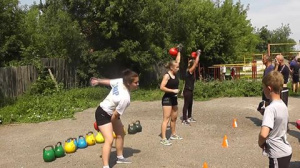 Девушки-гиревички зажигают, 16.07.2016 г., г.Иваново. Девушки-гиревички зажигают, 16.07.2016 г., г.Иваново.