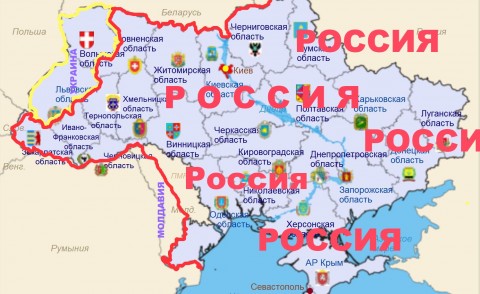 Карта запорожской области подробная с городами и поселками на русском языке подконтрольная россии