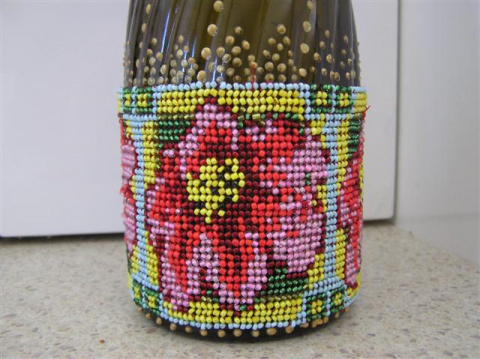 Схема липтона из бисера бутылка