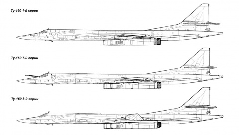 Ту 160 чертеж