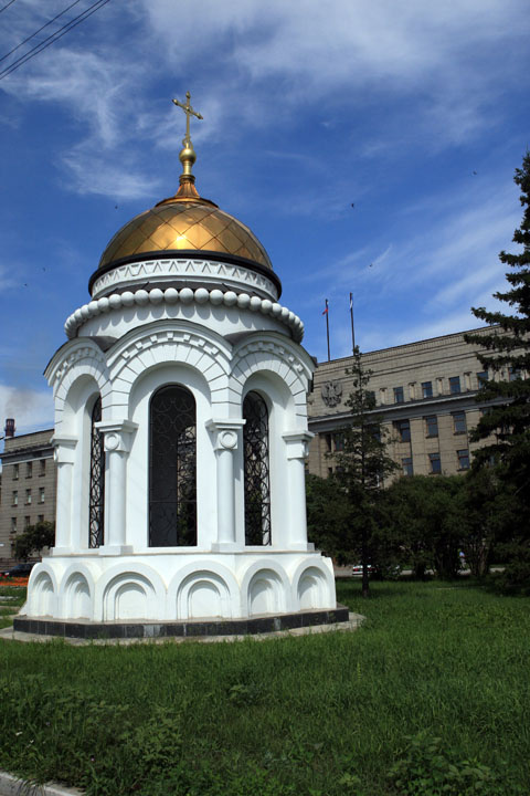 Часовня в городе Кирове красивое фото