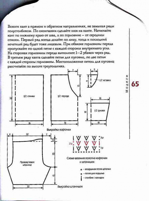 Морской костюм для мальчика крючком схемы